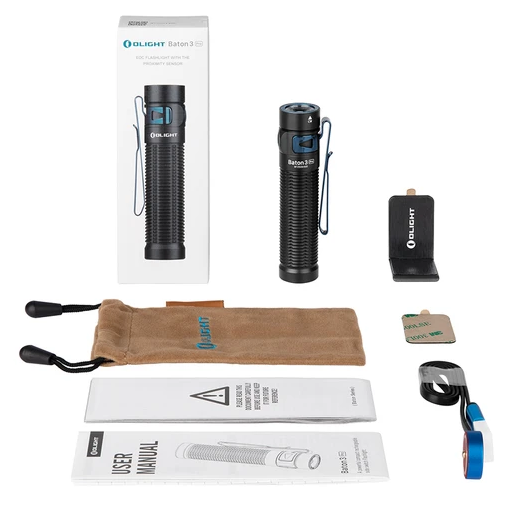 Olight Baton 3 Pro 1500 Lumens Rechargeable Flashlight