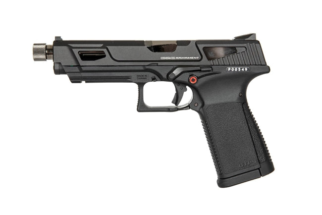 G&G GTP9 MS Gas Blowback Pistol Green Gas - BLACK